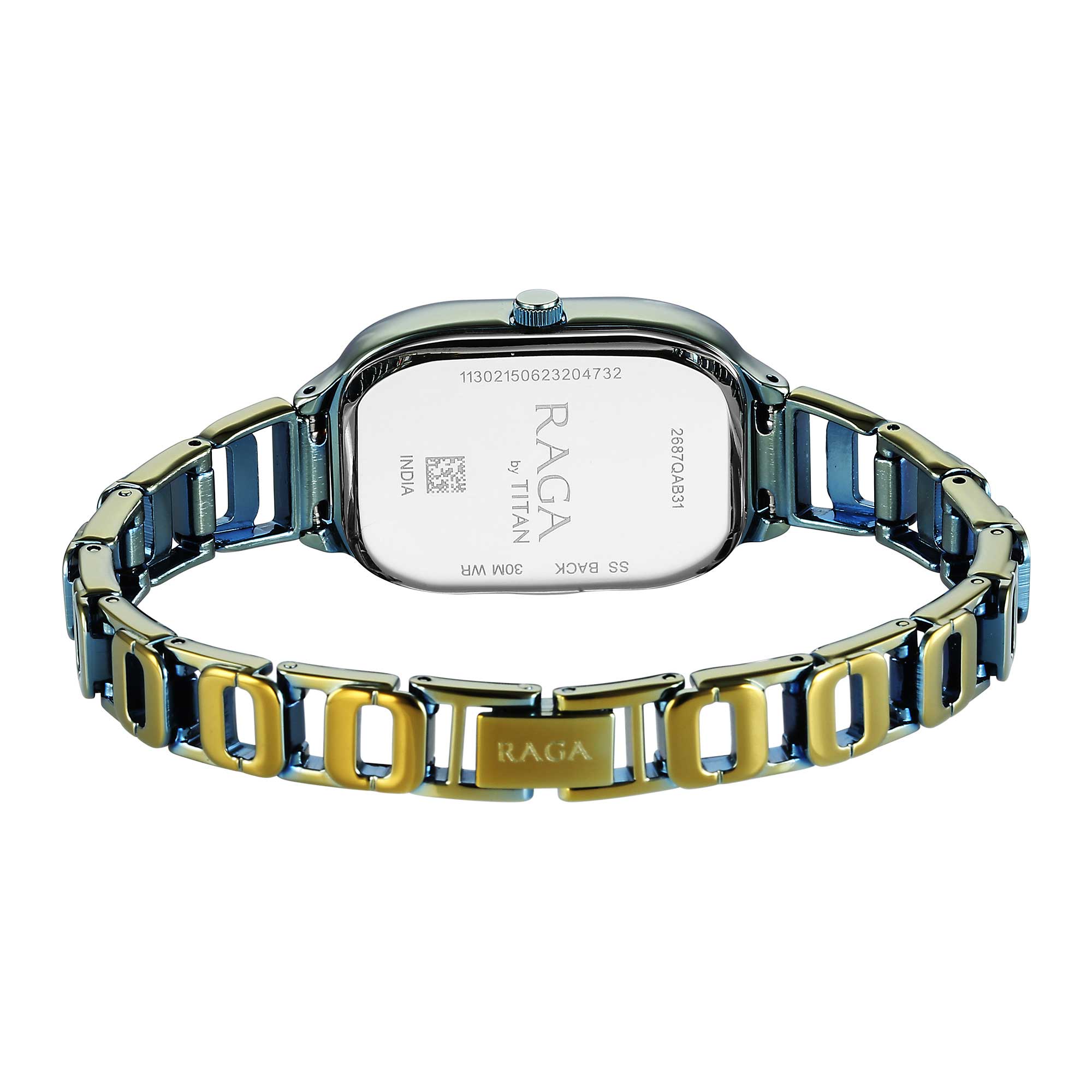 Titan Raga Chic Quartz Analogue Green Dial Green Metal Strap Watch for Women-PEROZ Accessories