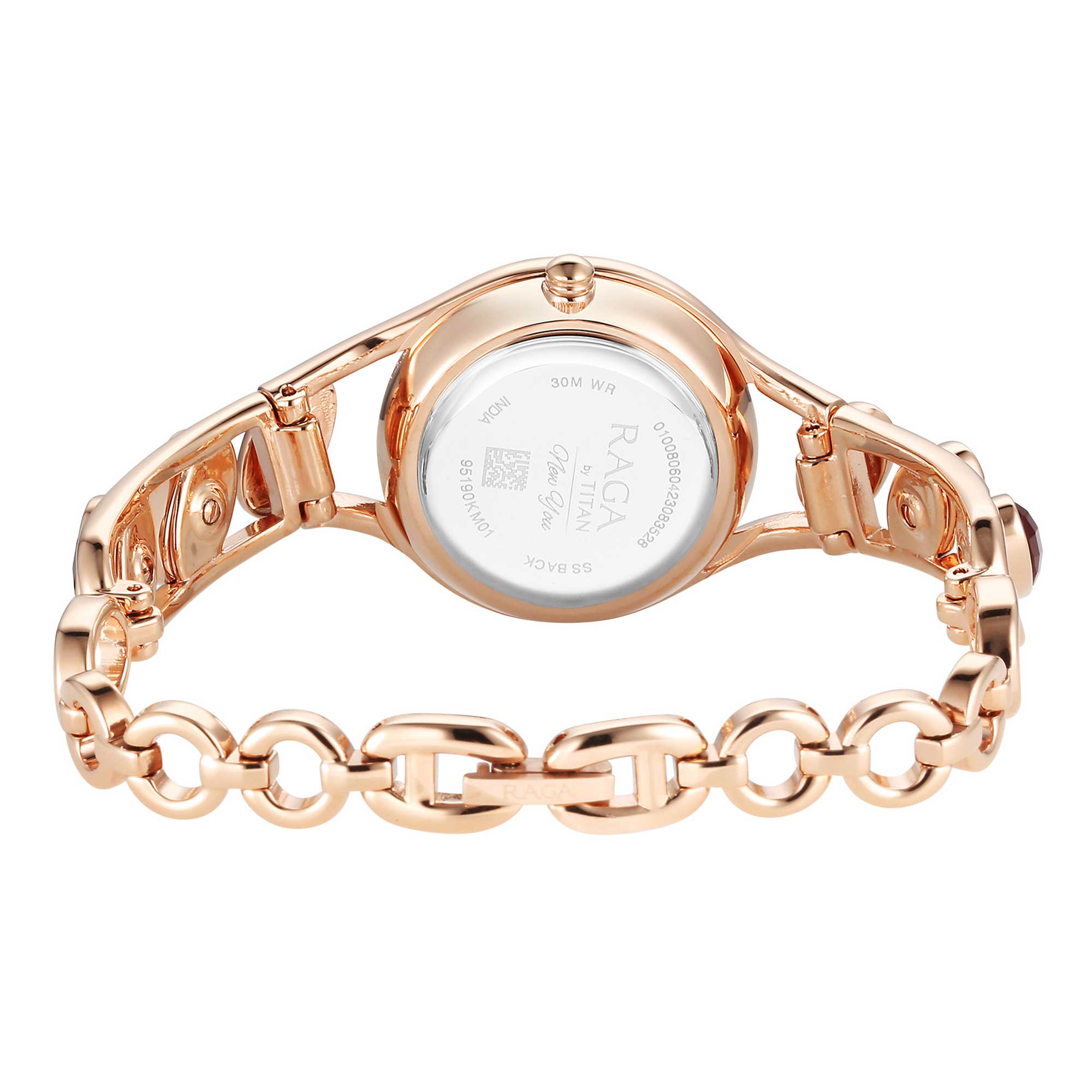 Titan Raga New You Quartz Analog Mother Of Pearl Dial Metal Strap Watch for Women-PEROZ Accessories