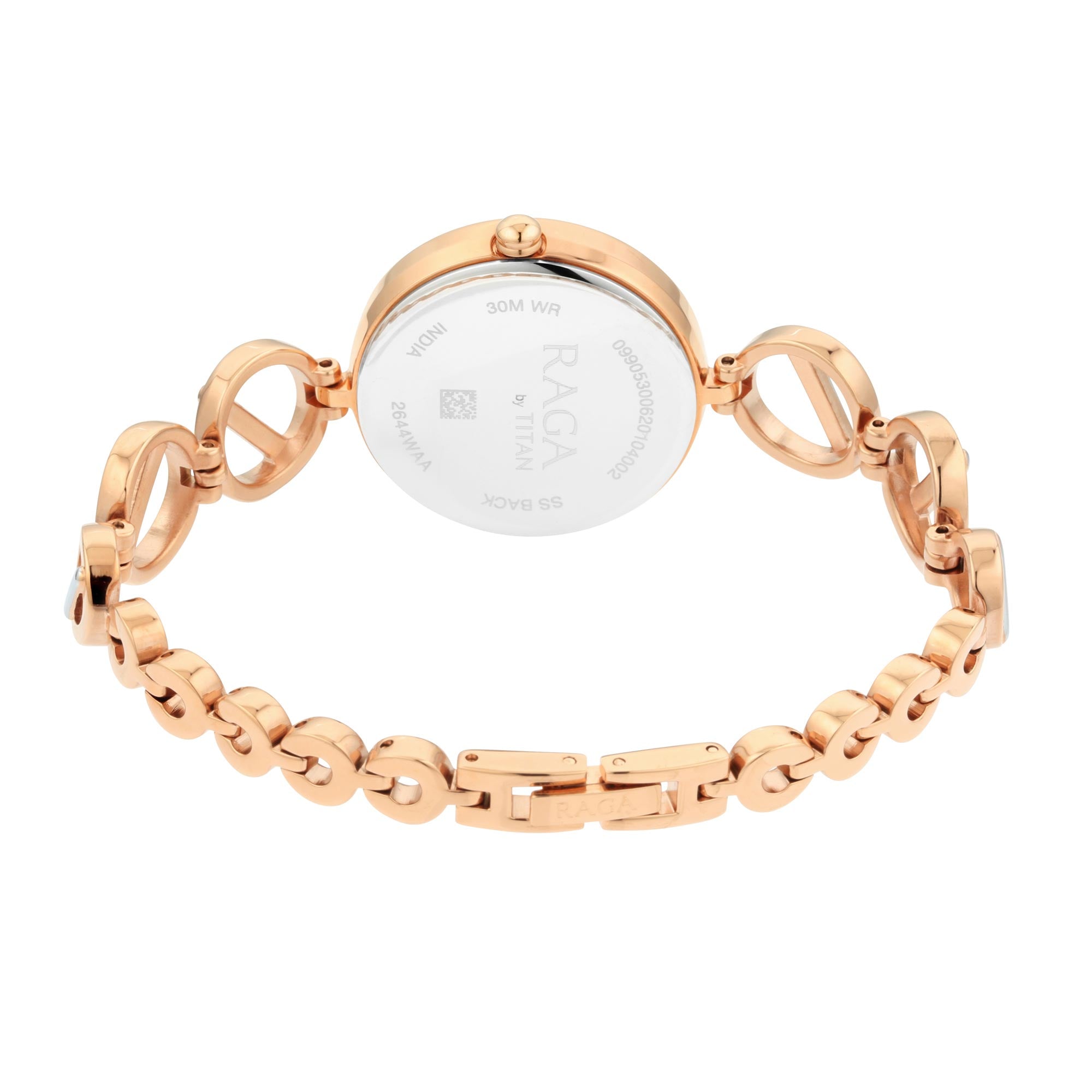 Titan Raga Viva Rose Gold Dial Women Watch With Metal Strap-PEROZ Accessories