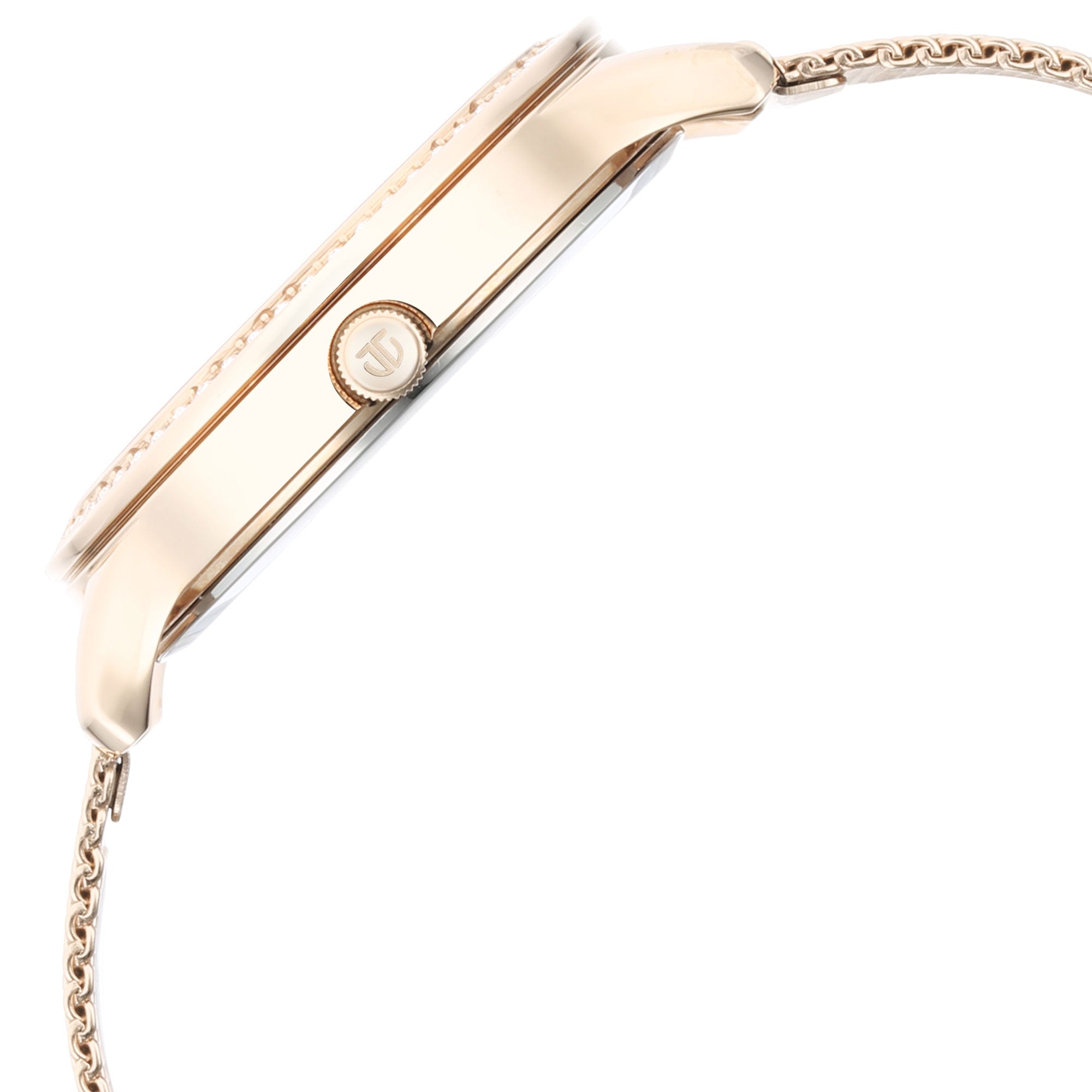 Titan Wander Light Brown Dial Analogue Stainless Steel Strap Watch for Women-PEROZ Accessories