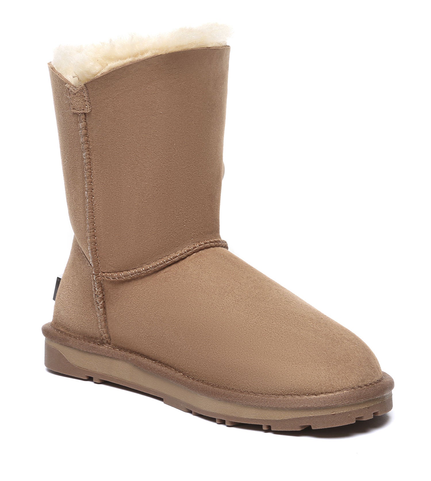 EVERAU Short Button UGG Boots - UEA3003-PEROZ Accessories