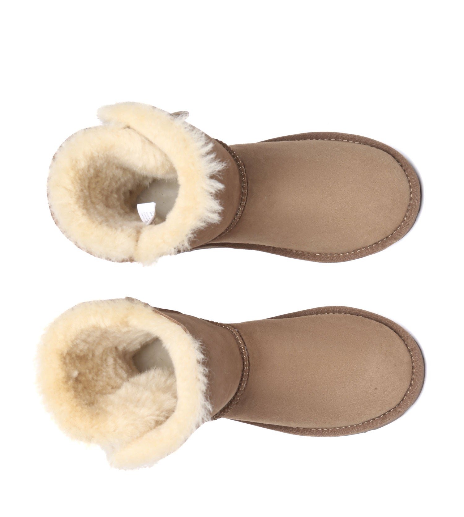 EVERAU Short Button UGG Boots - UEA3003-PEROZ Accessories