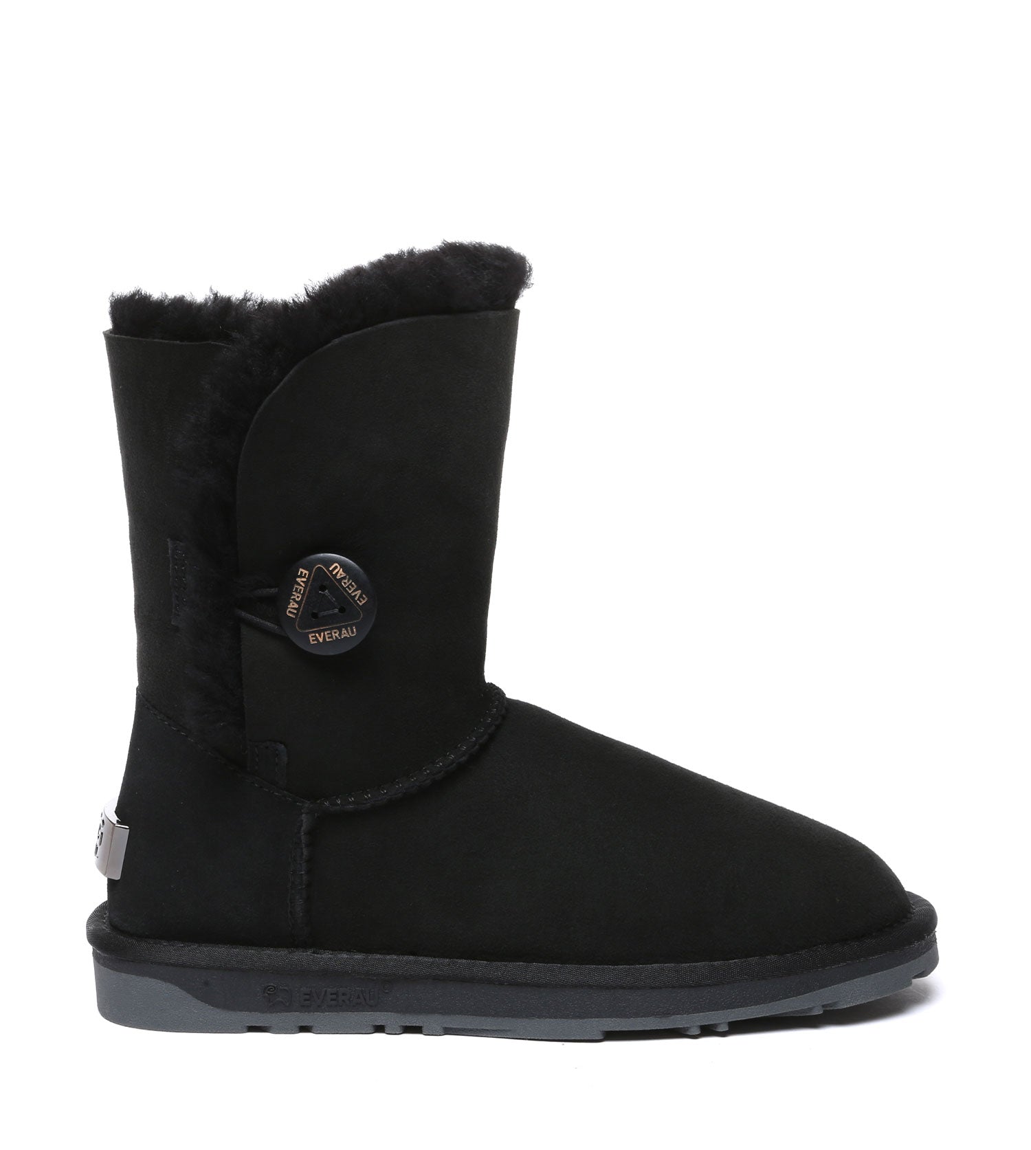 EVERAU Short Button UGG Boots - UEA3003-PEROZ Accessories