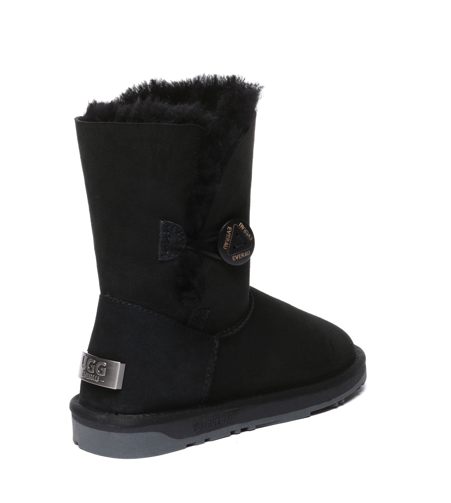EVERAU Short Button UGG Boots - UEA3003-PEROZ Accessories