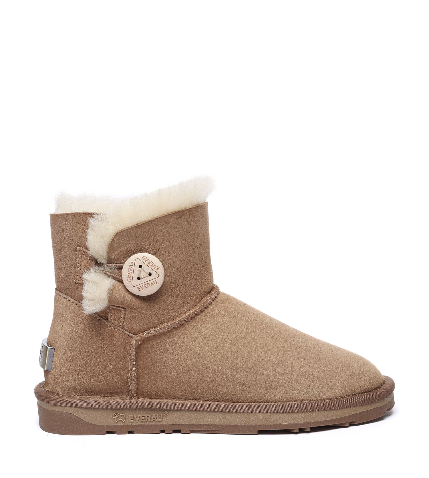 EVERAU Mini Button UGG Boots - UEA3005-PEROZ Accessories