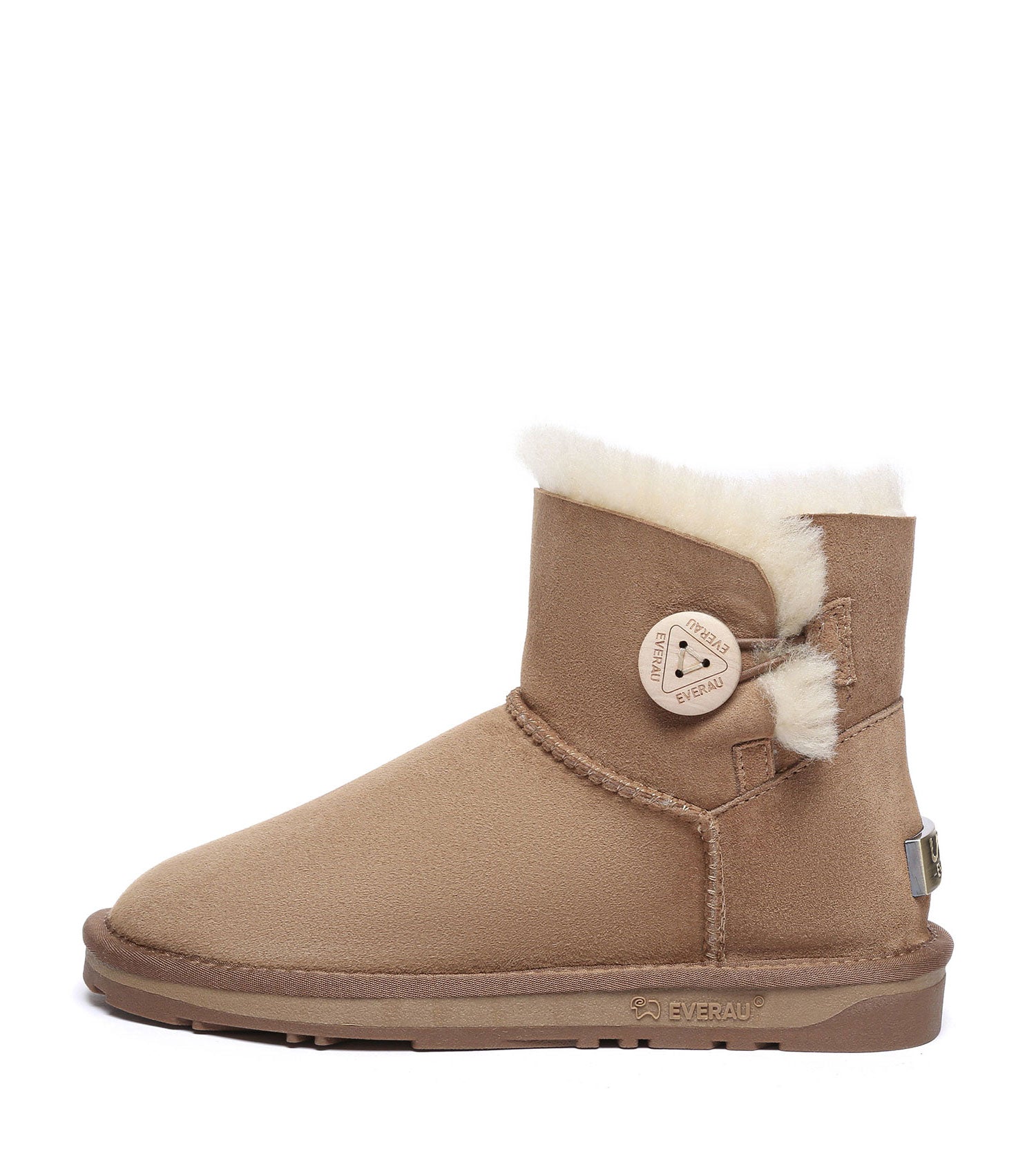 EVERAU Mini Button UGG Boots - UEA3005-PEROZ Accessories