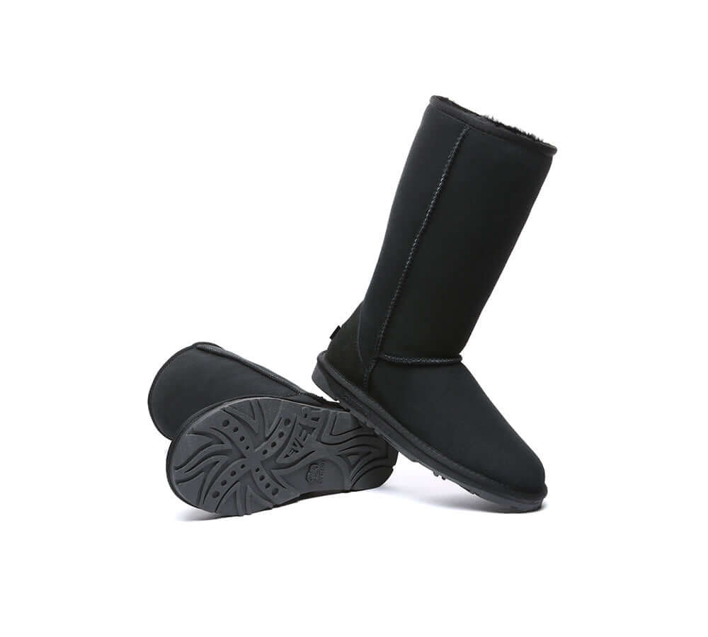UGG EVERAU® UGG Boots Double Faced Sheepskin Wool Tall Classic-PEROZ Accessories