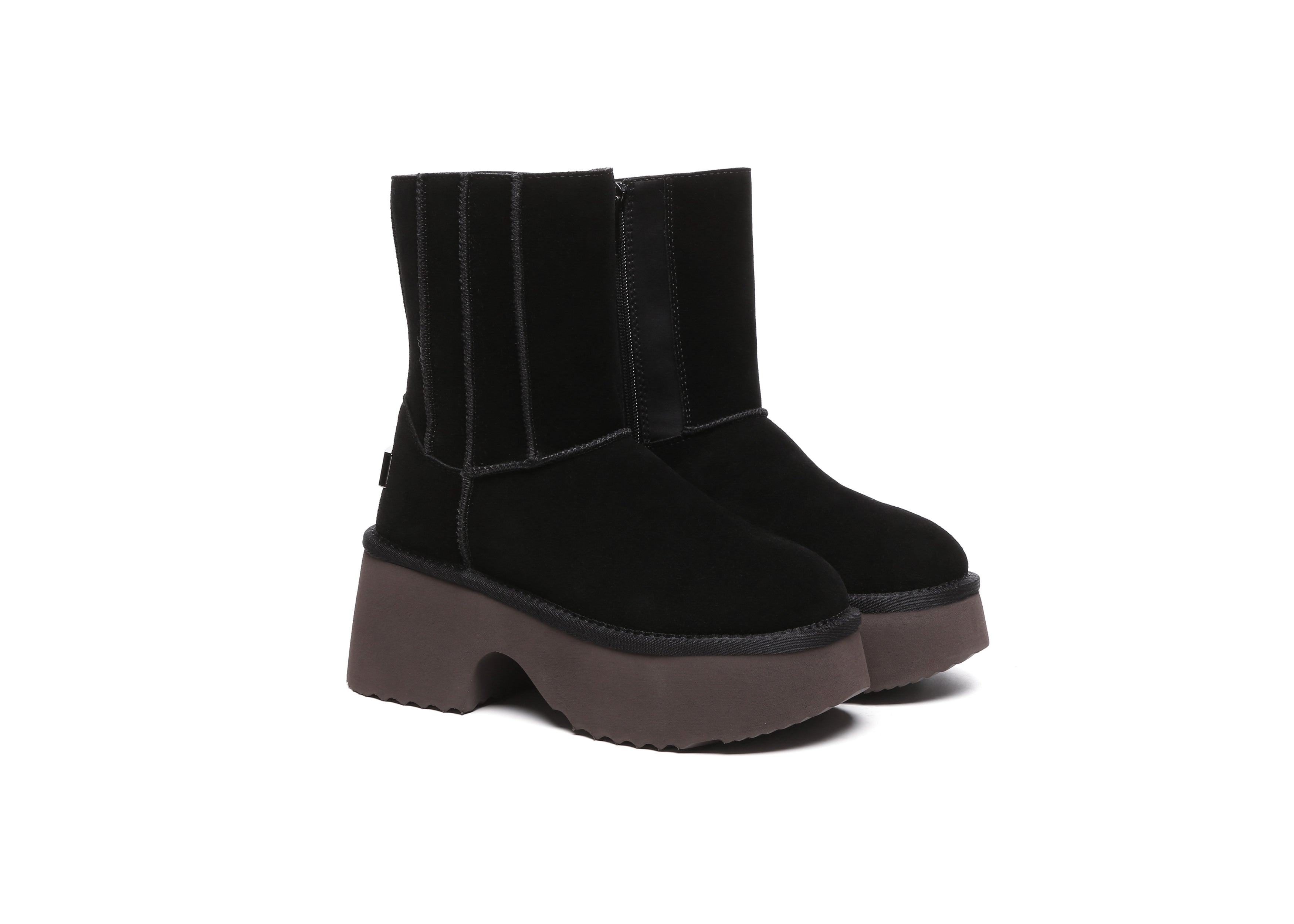 UGG EVERAU® UGG Boots Short Chunky Platform Yuana-UGG Boots-PEROZ Accessories