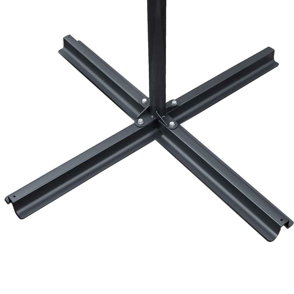 Instahut 3m Outdoor Umbrella Cantilever Beach Garden Patio Navy-Outdoor Umbrellas-PEROZ Accessories