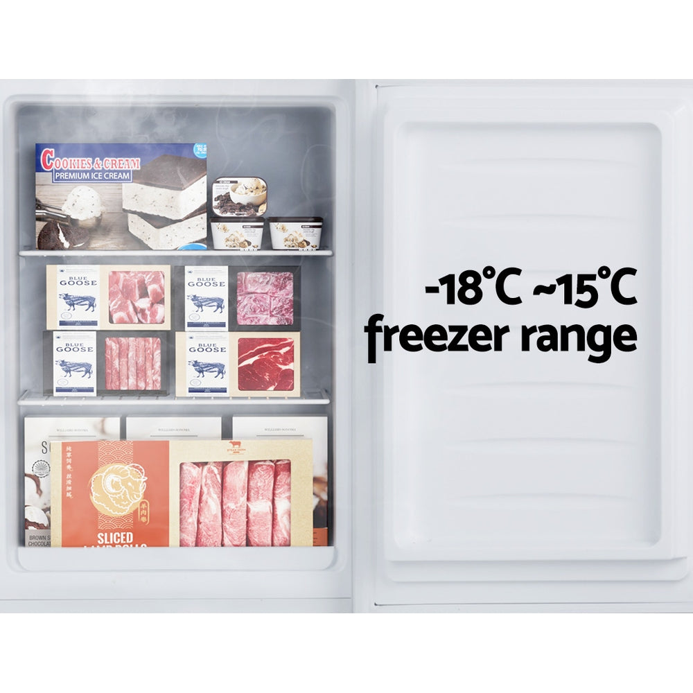 Devanti 60L Upright Freezer Fridge White-Appliances > Fridges-PEROZ Accessories