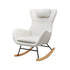 Artiss Rocking Chair Armchair Pillow Boucle White-Armchairs-PEROZ Accessories