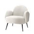 Artiss Armchair Boucle White Hanes-Armchairs-PEROZ Accessories