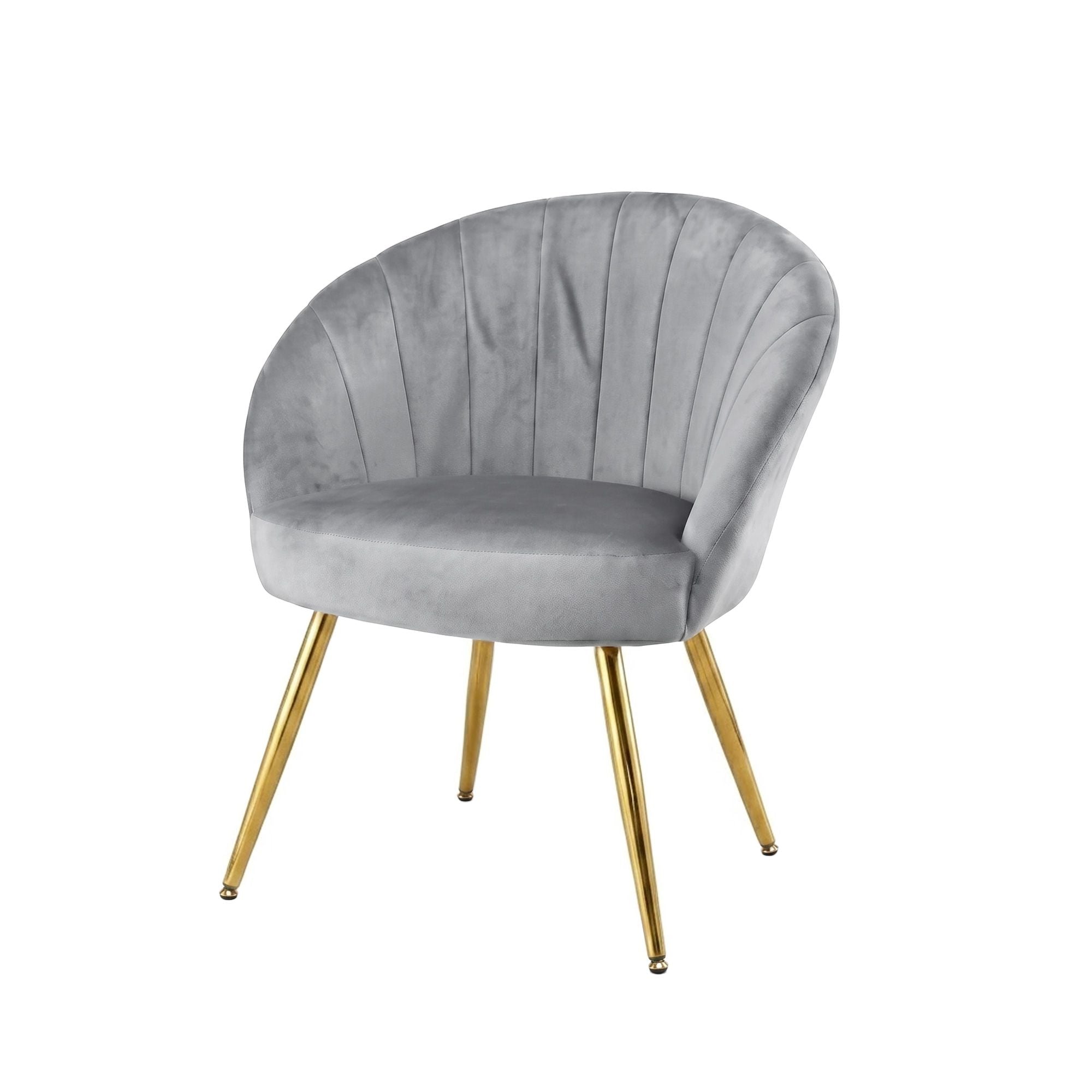 Artiss Armchair Velvet Grey Eloise-Furniture > Living Room-PEROZ Accessories