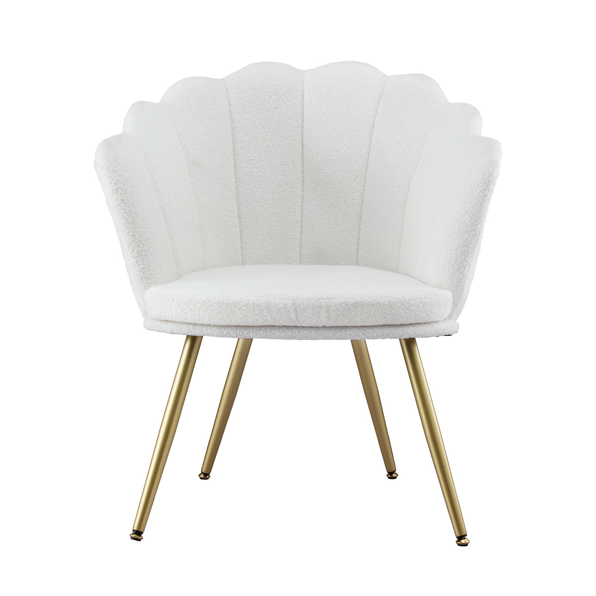 Artiss Armchair Teddy Fleece White Callista-Furniture > Bar Stools & Chairs > Arm Chairs & Recliners-PEROZ Accessories