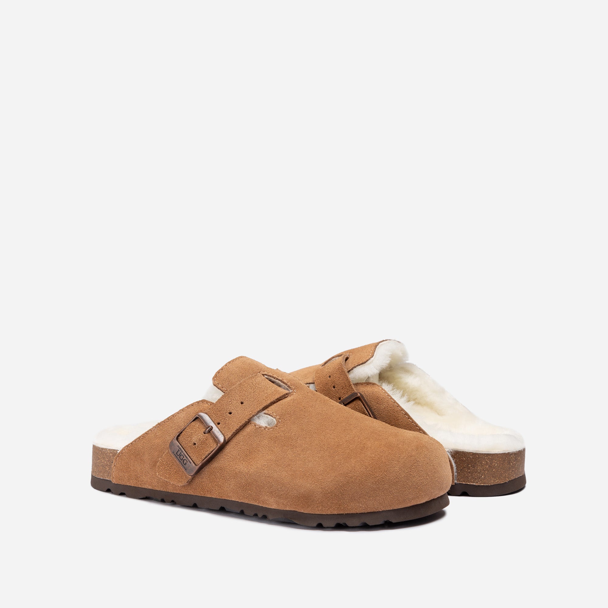 Ugg Aussie Shearling Soft Footbed-Unisex Summer Moccasin-PEROZ Accessories