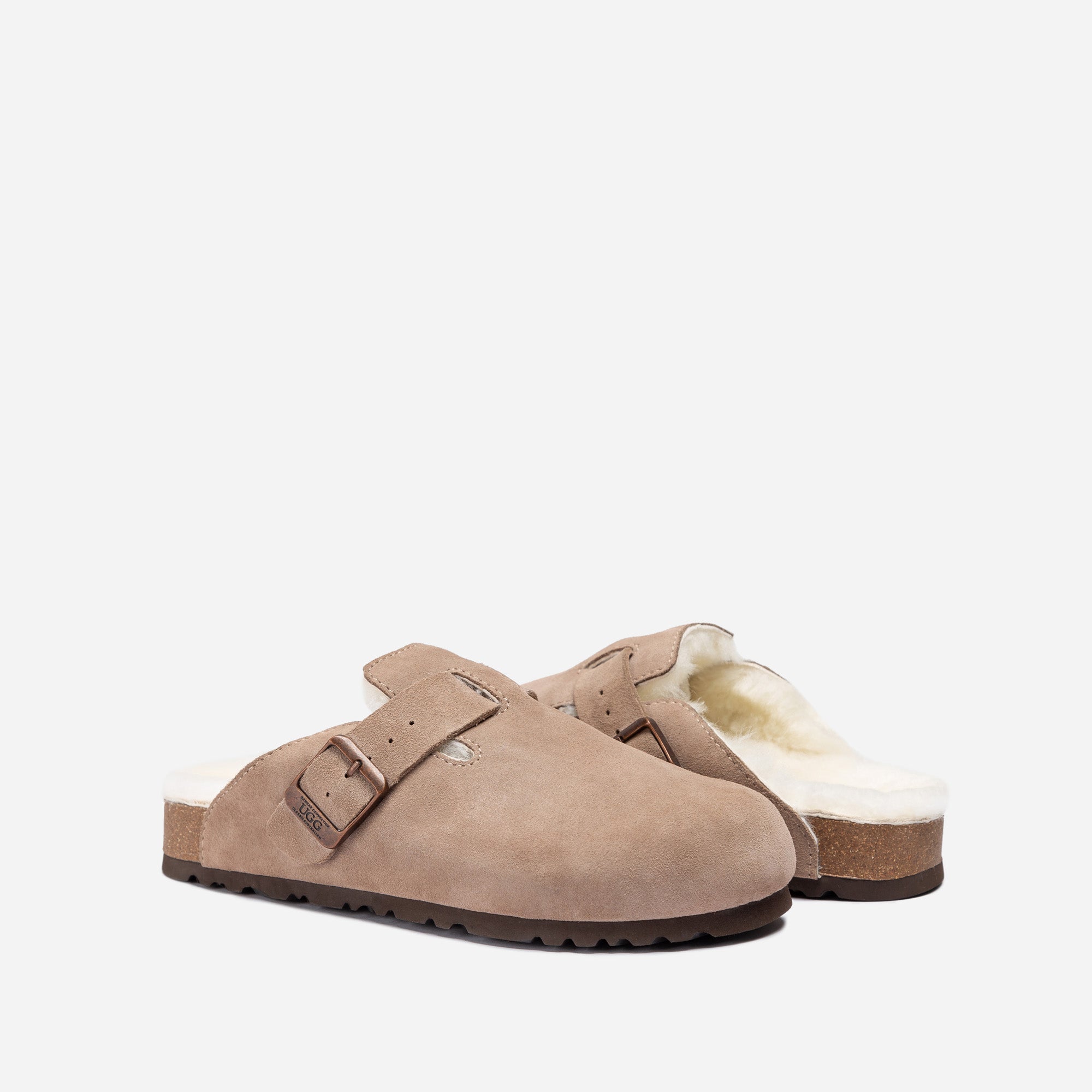 Ugg Aussie Shearling Soft Footbed-Unisex Summer Moccasin-PEROZ Accessories