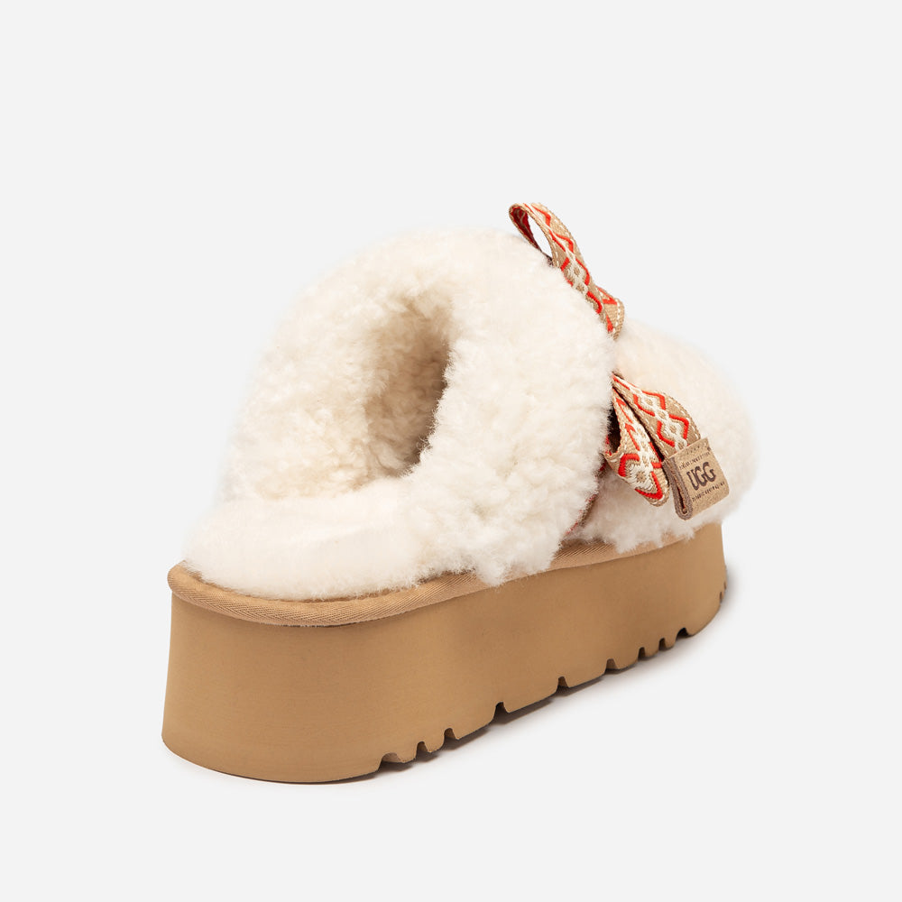 Ugg Cemila Shearling Platform Slipper-Women Slippers-PEROZ Accessories