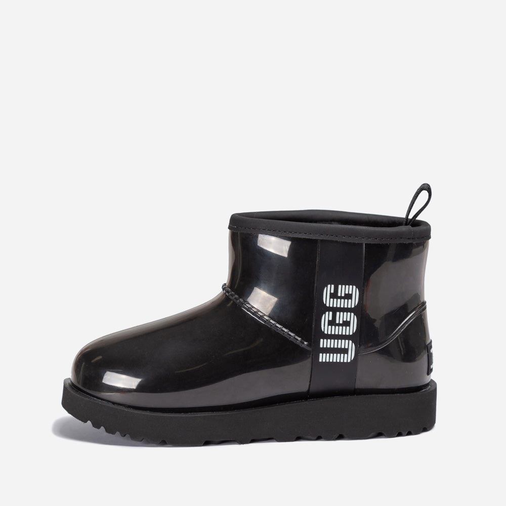 Ugg Classic Kids Clear Mini Boots (Waterproof) (Glow In Dark Logo)-KIDS UGG-PEROZ Accessories