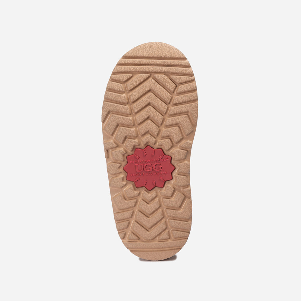 Ugg Classic Kids Clear Mini Boots (Waterproof) (Glow In Dark Logo)-KIDS UGG-PEROZ Accessories