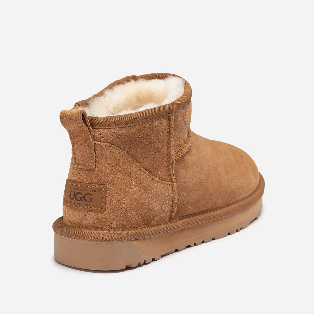 Ugg Classic Matelasse Ultra Mini Boot-Women UGG-PEROZ Accessories