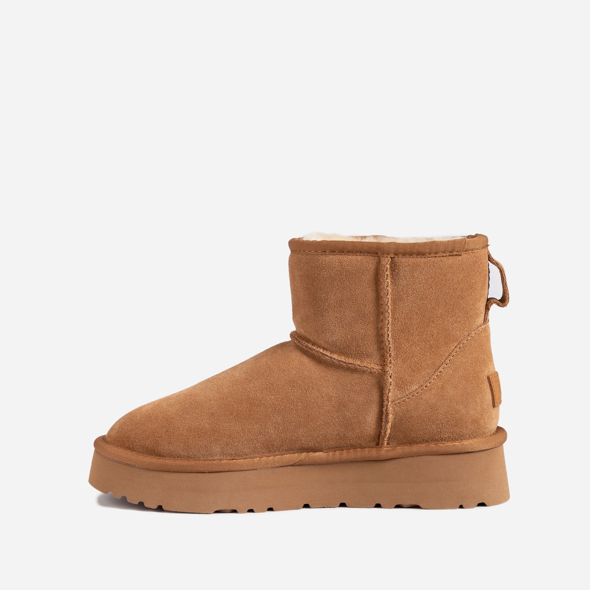 Ugg Classic Mini Platform Boots (Cow Suede)-PEROZ Accessories