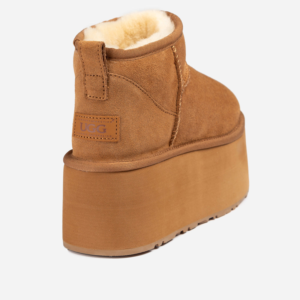 Ugg Classic Platform Ultra Mini Boot (7cm) (Water Resistant)-PEROZ Accessories