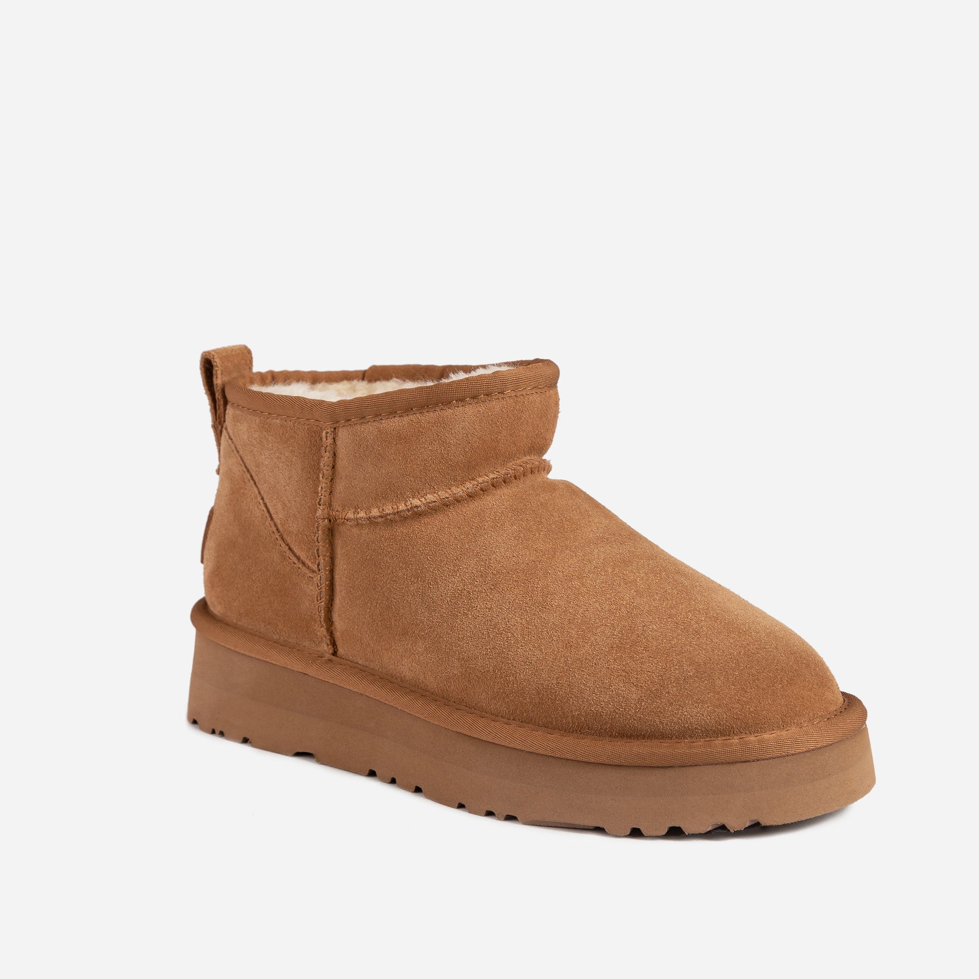Ugg Classic Platform Ultra Mini Boots (Cow Suede)-PEROZ Accessories