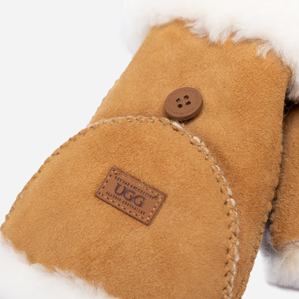 Ugg Fingerless & Mitten Glove-Women&