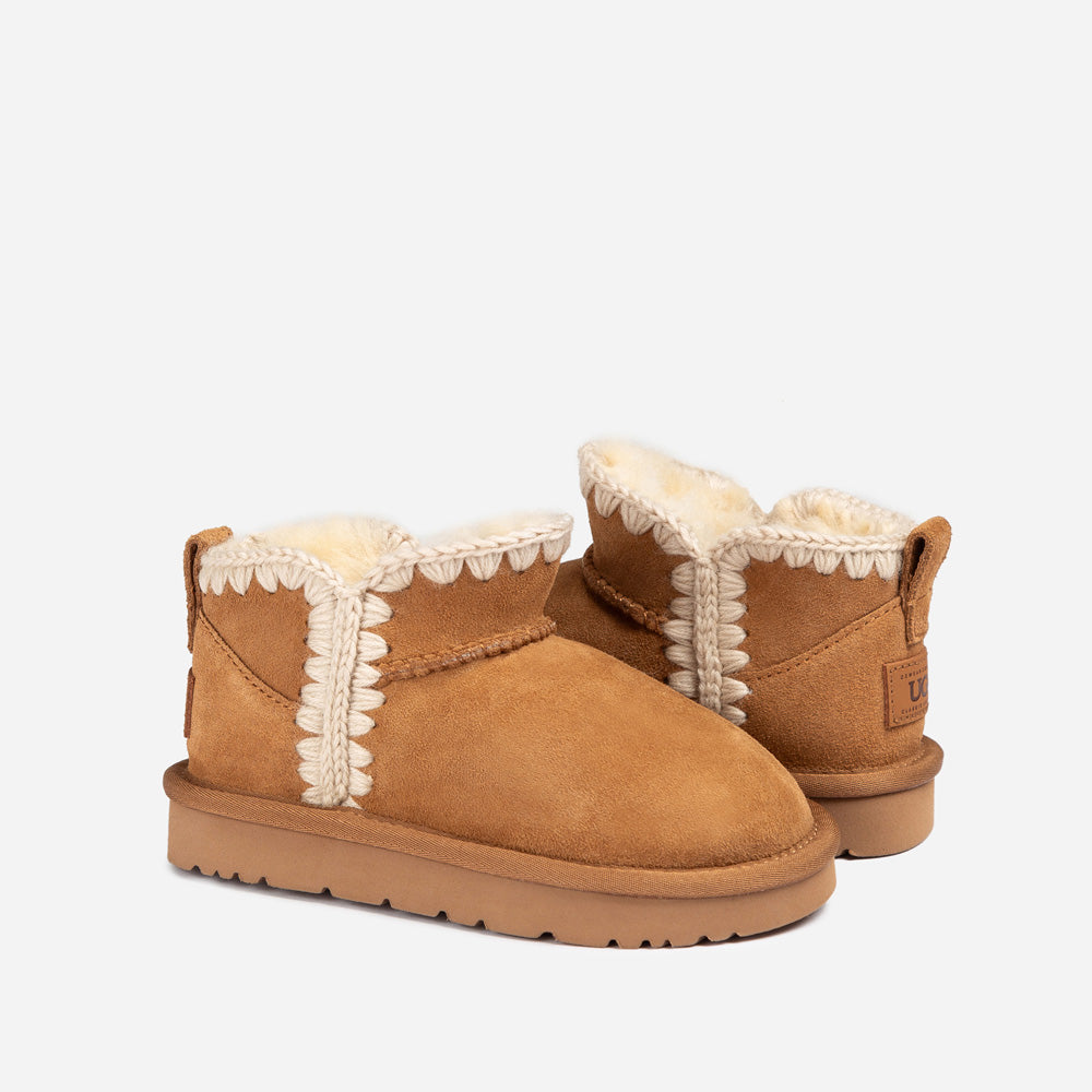Ugg Kids Eskimo Mini Boots (Water Resistant)-KIDS UGG-PEROZ Accessories