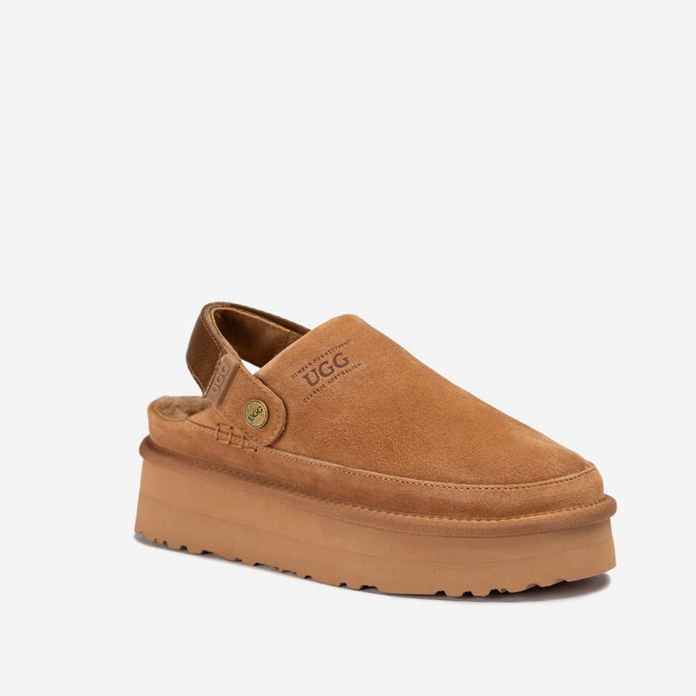 Ugg Oz Platform Shearing Clog-PEROZ Accessories