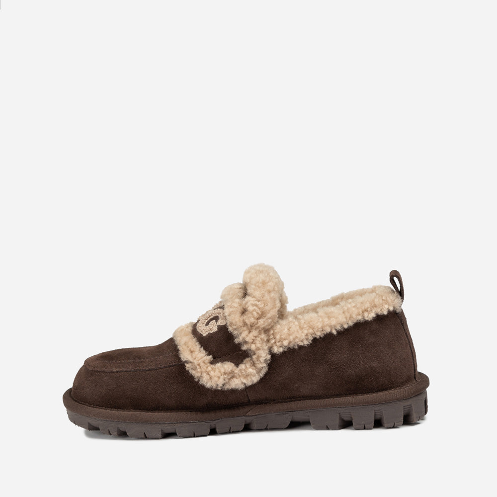 Ugg Violet Shearling Loafer-PEROZ Accessories
