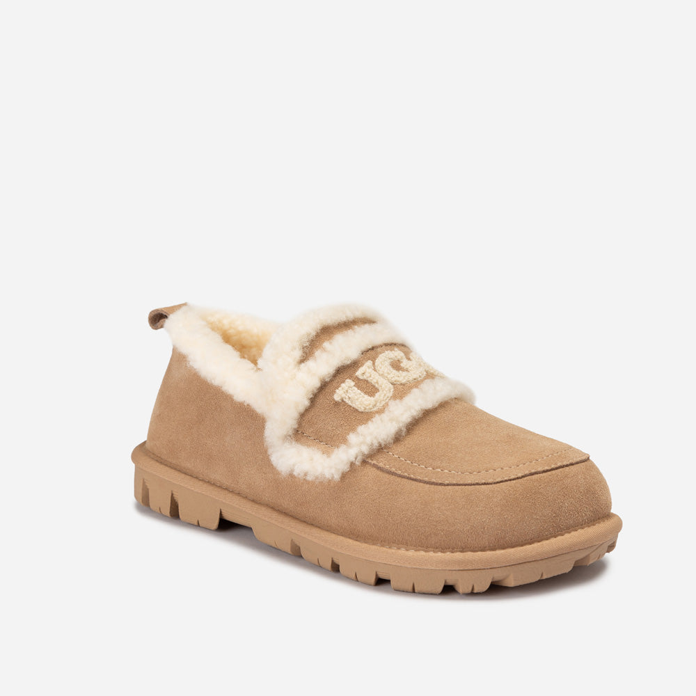 Ugg Violet Shearling Loafer-PEROZ Accessories