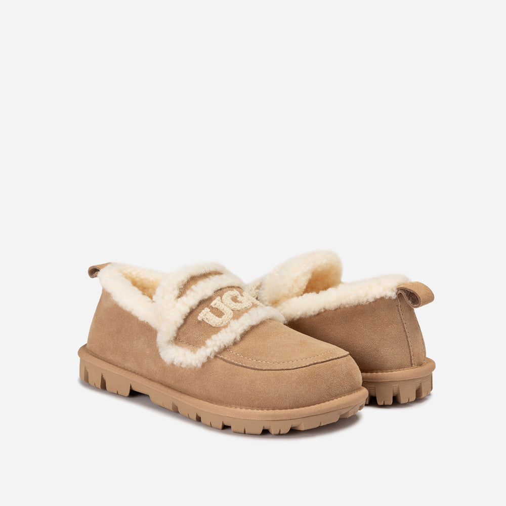 Ugg Violet Shearling Loafer-PEROZ Accessories