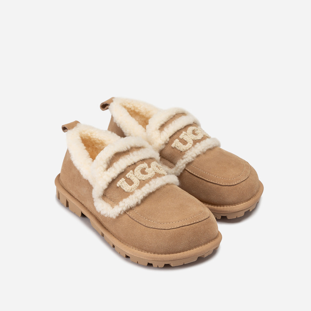 Ugg Violet Shearling Loafer-PEROZ Accessories