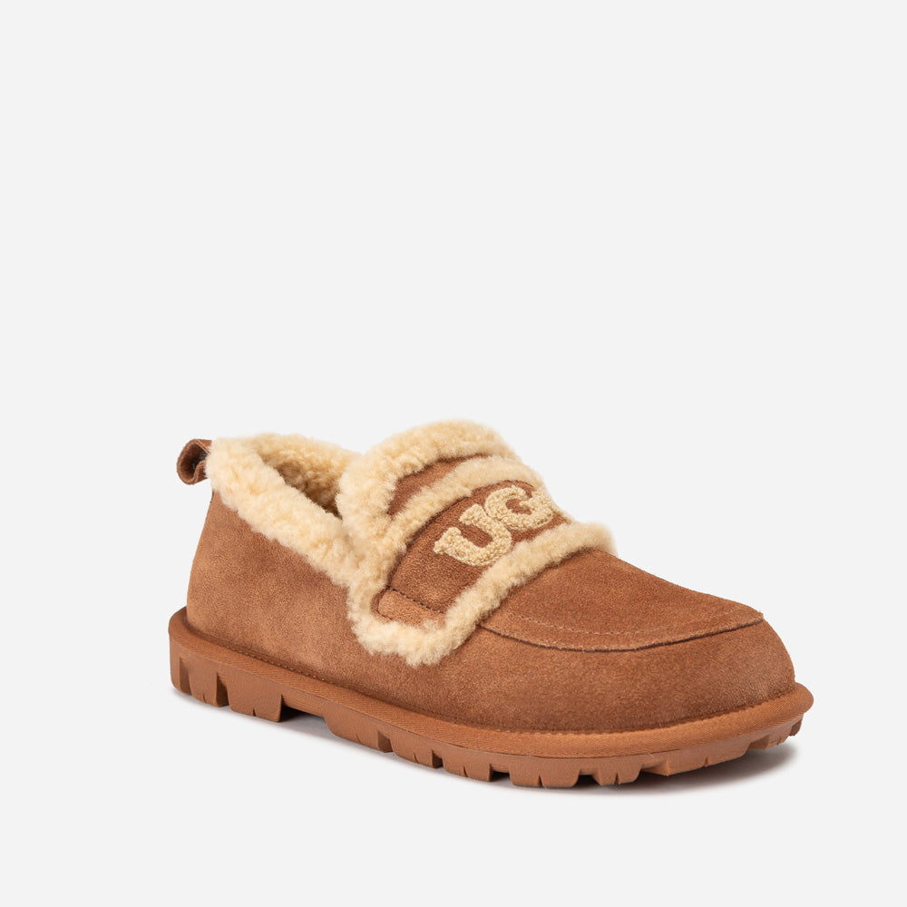 Ugg Violet Shearling Loafer-PEROZ Accessories