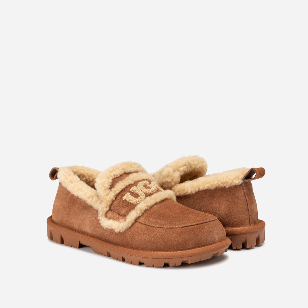 Ugg Violet Shearling Loafer-PEROZ Accessories