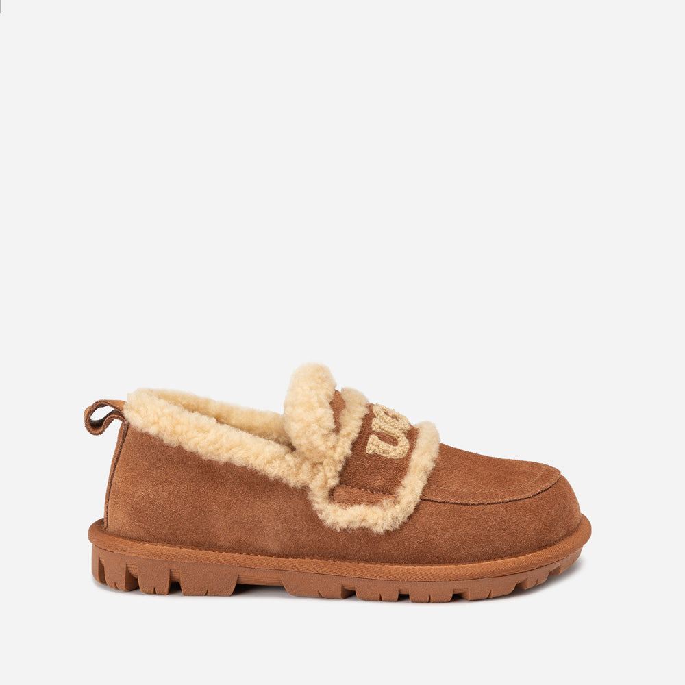 Ugg Violet Shearling Loafer-PEROZ Accessories