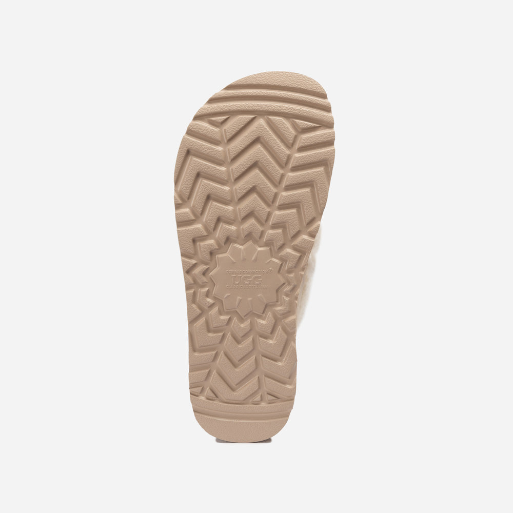 Ugg Violet Shearling Platform Loafer-PEROZ Accessories