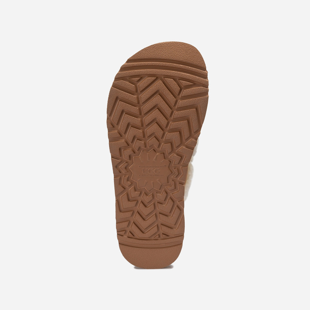 Ugg Violet Shearling Platform Slipper-PEROZ Accessories