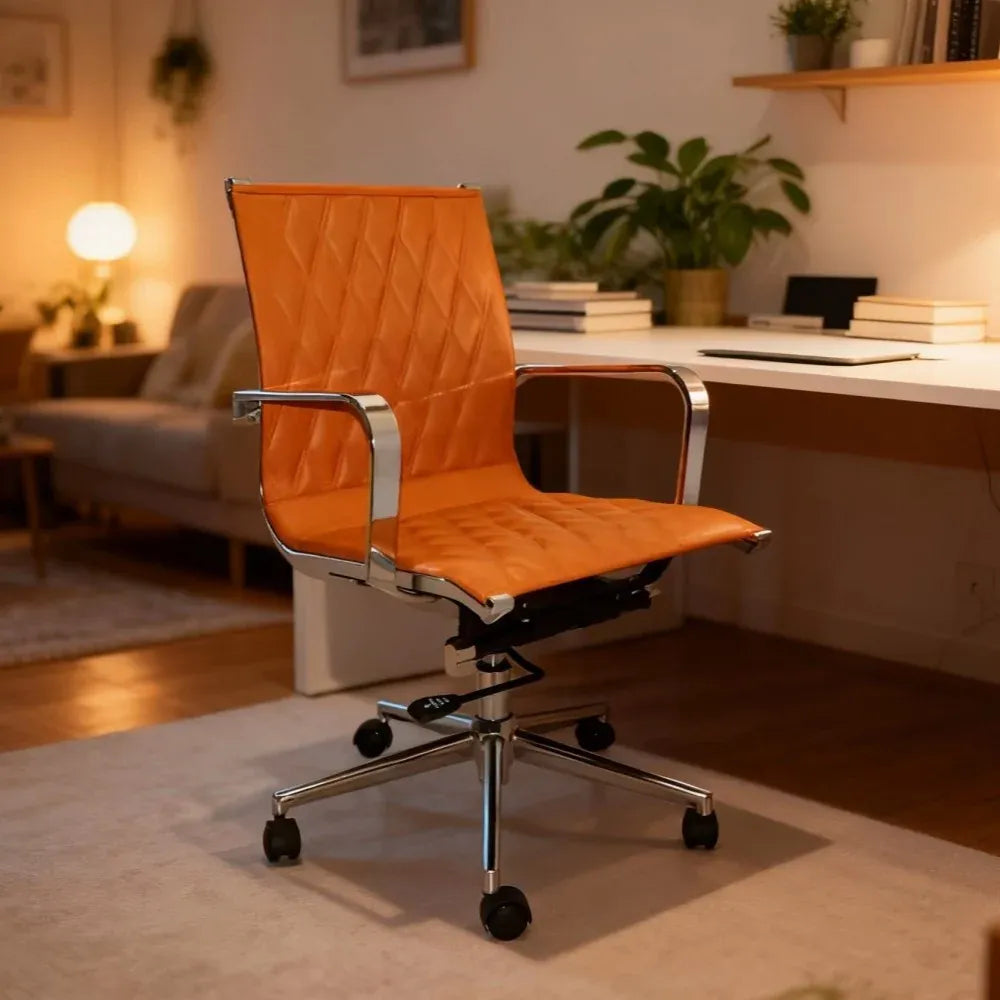 EBGO Adjustable Mid-Back Office Chair-Furniture > Office > Office & Desk Chairs-PEROZ Accessories