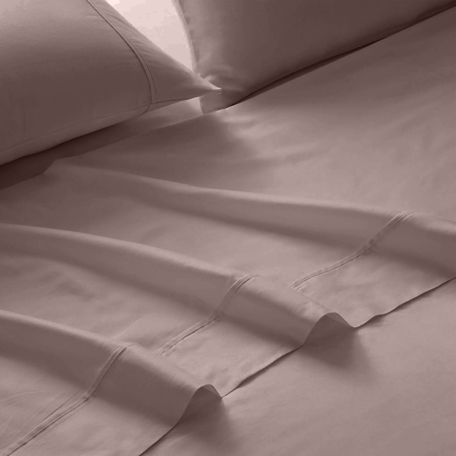 Royal Comfort 1500 Thread Count Cotton Rich Sheet Set 4 Piece Ultra Soft Bedding - Queen - Stone-Bed Sheets-PEROZ Accessories