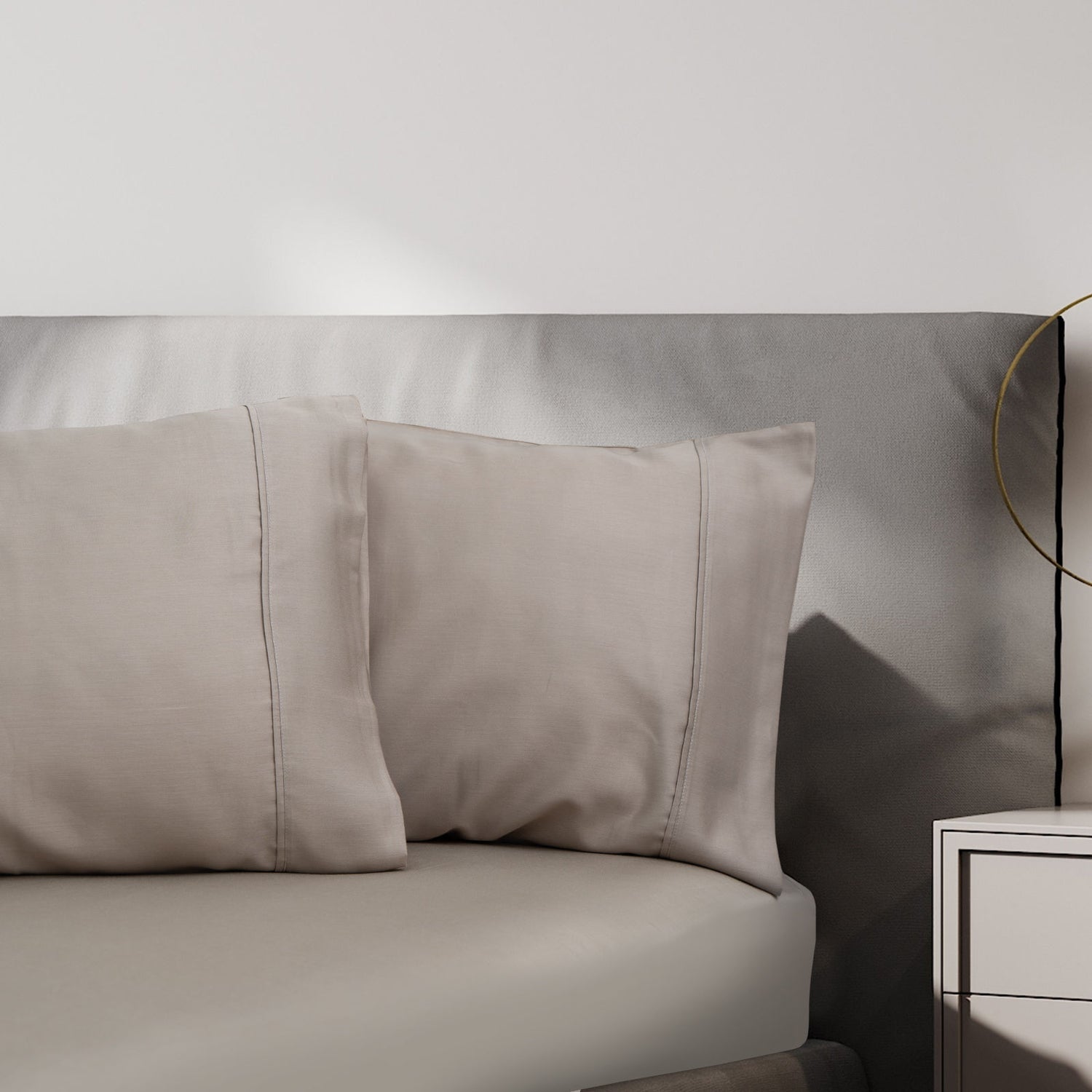 Royal Comfort 1500 Thread Count Cotton Rich Sheet Set 3 Piece Ultra Soft Bedding - King - Stone-Home & Garden > Bedding-PEROZ Accessories