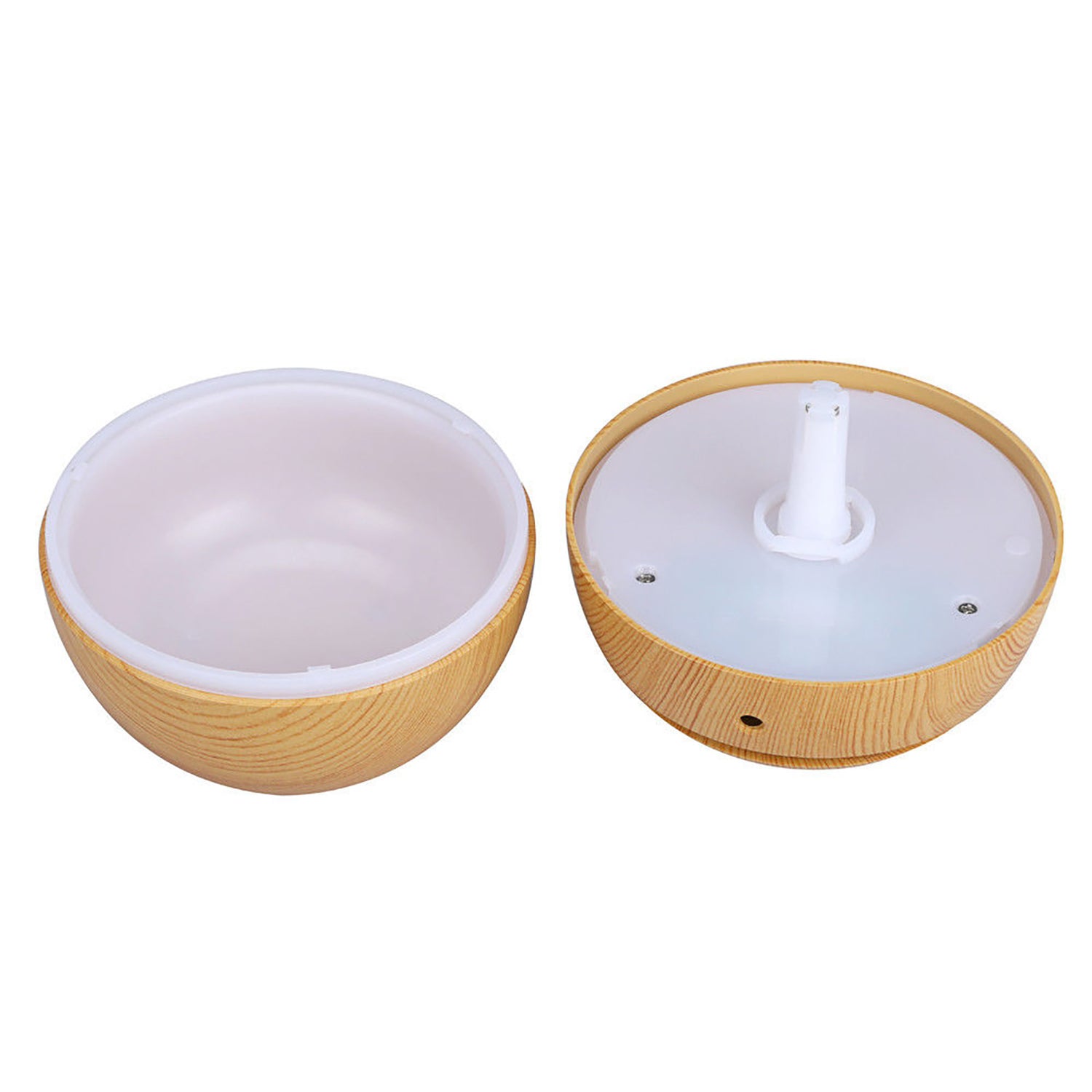 Milano Ultrasonic USB Diffuser with 10 Aroma Oils Humidifier LED Light 130ml - Light Wood-Appliances > Aroma Diffusers & Humidifiers > Aroma Diffusers-PEROZ Accessories