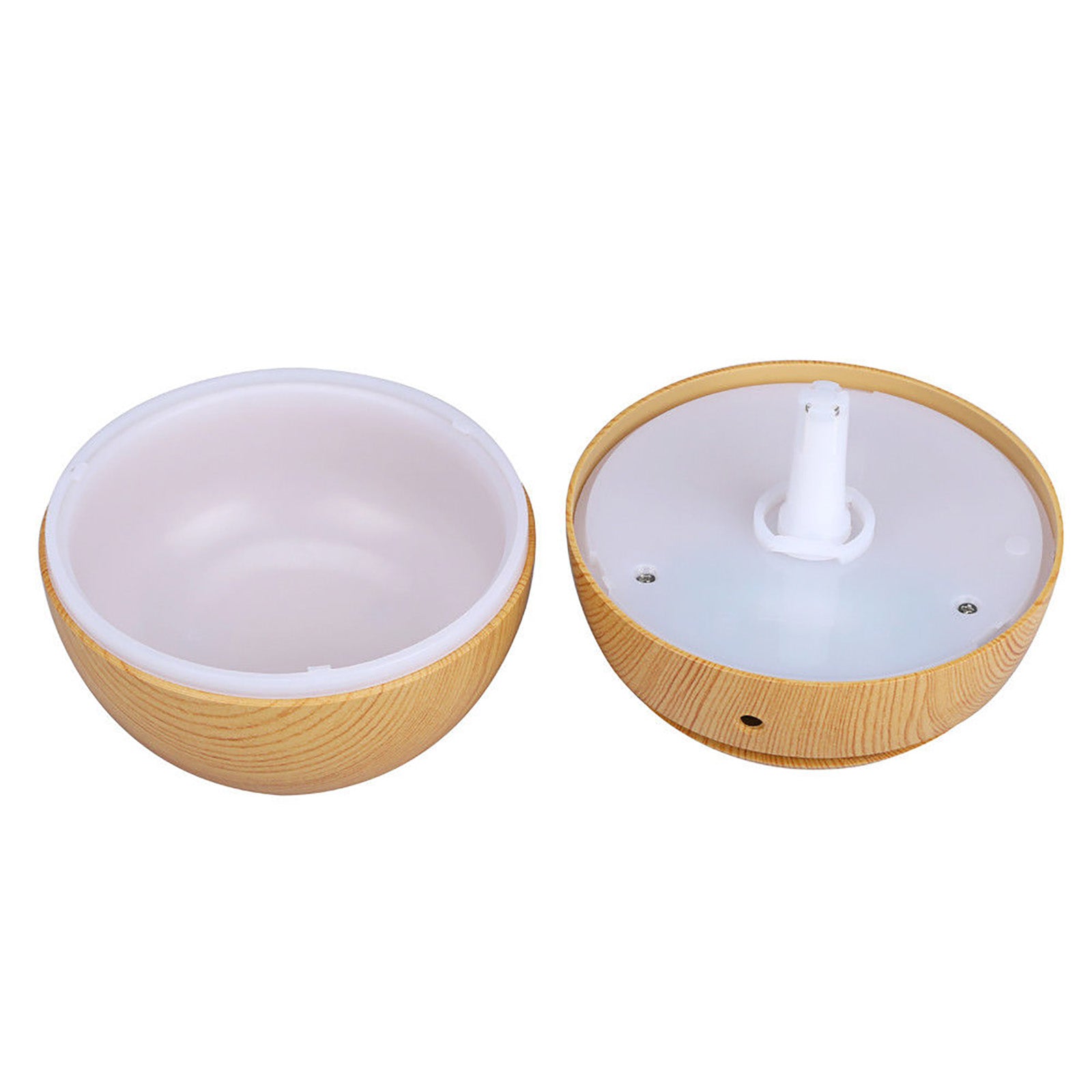 Milano Ultrasonic USB Diffuser with 10 Aroma Oils Humidifier LED Light 130ml - Light Wood-Appliances > Aroma Diffusers & Humidifiers > Aroma Diffusers-PEROZ Accessories
