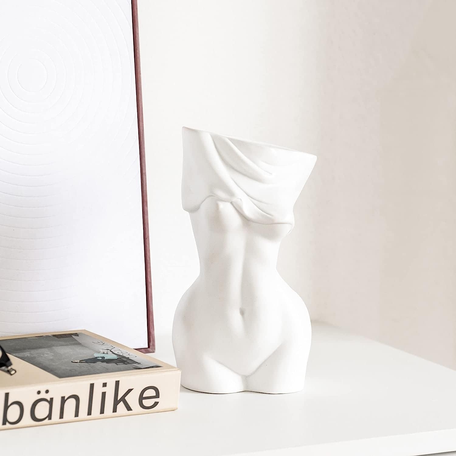 Feminine Body Vase Ceramic Home Decor-Home & Garden > Decor > Vases & Table Decor-PEROZ Accessories