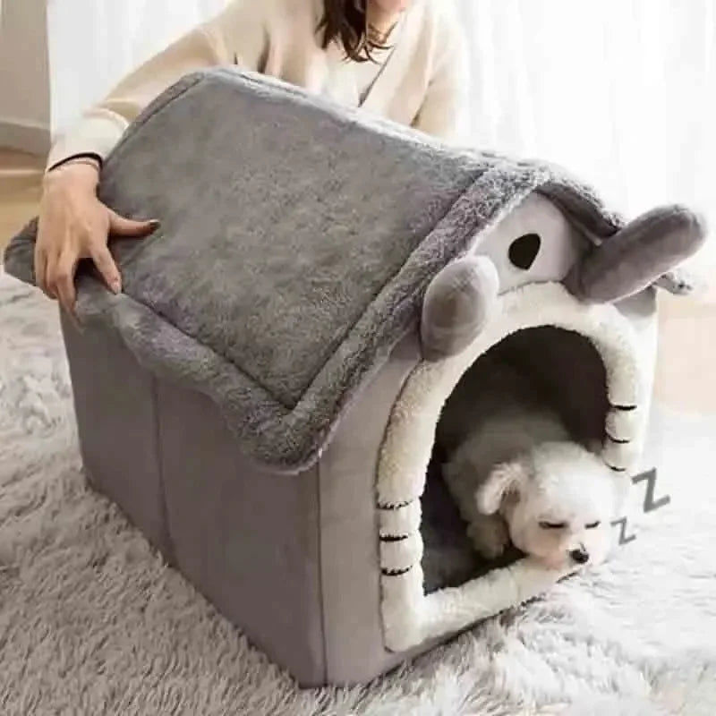 Warm Indoor Dog House Soft Pet Bed Under 40 Characters-Pet Care > Dog Supplies > Dog Beds-PEROZ Accessories