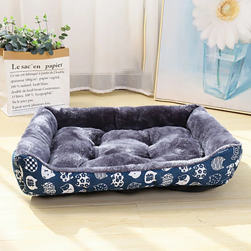 Blue Pet Dog Bed Sofa Mat for Cats & Dogs - M-Pet Care > Dog Supplies > Dog Beds-PEROZ Accessories