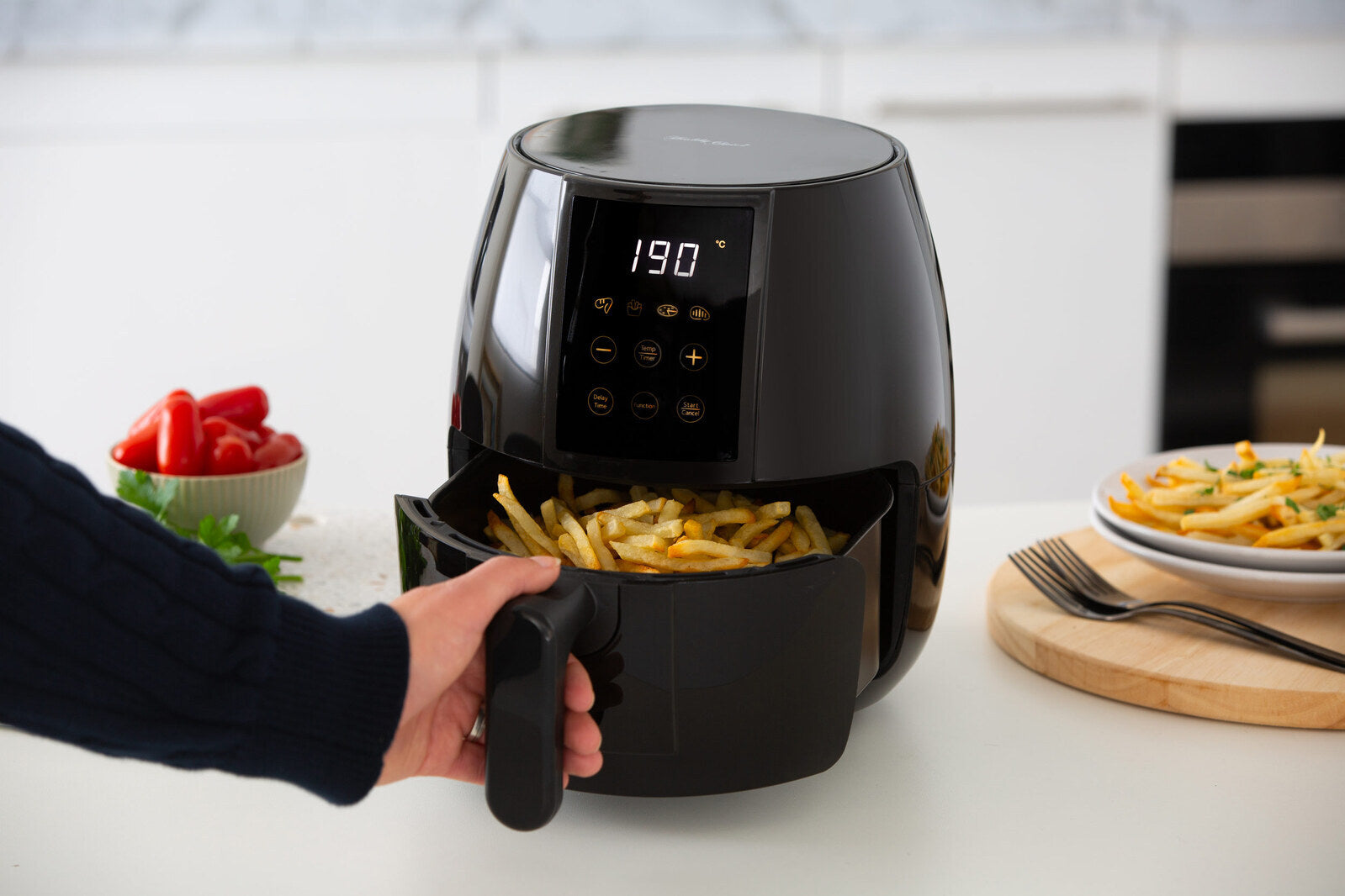 3L Digital Air Fryer w/ 200 C, Non-Stick & Removable Basket-Appliances > Kitchen Appliances-PEROZ Accessories