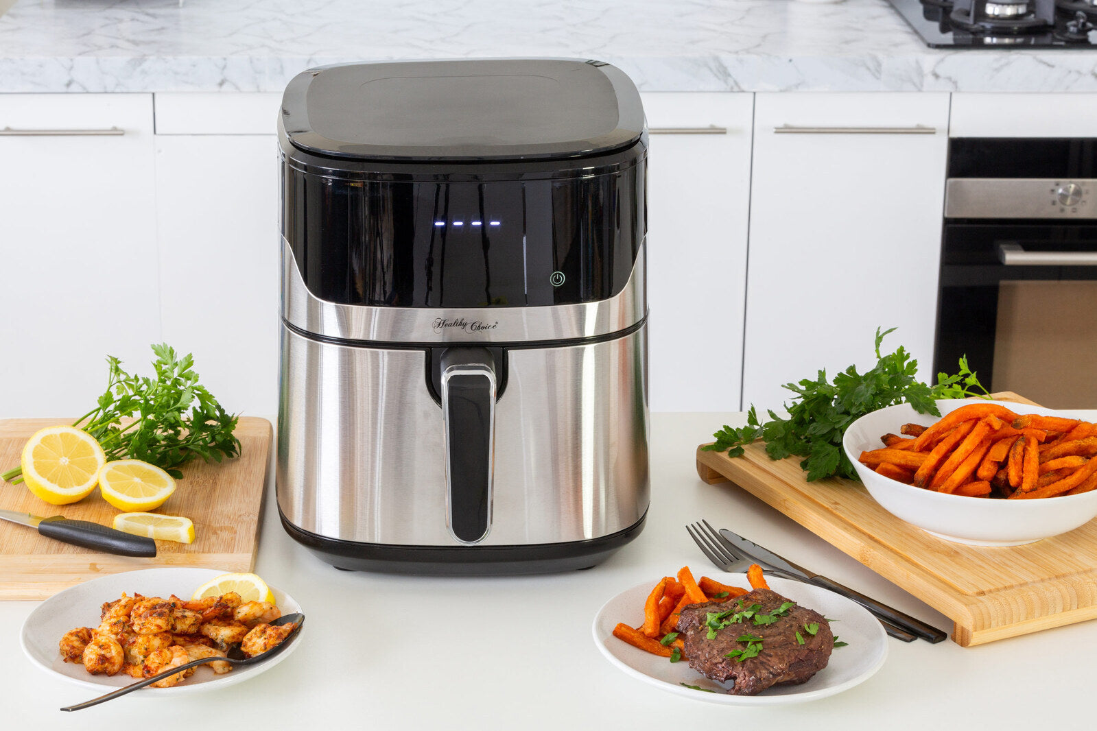 7L Air Fryer Wiz w/ Built-In Scale, 200C, 9 Cooking Programs-Appliances > Kitchen Appliances-PEROZ Accessories