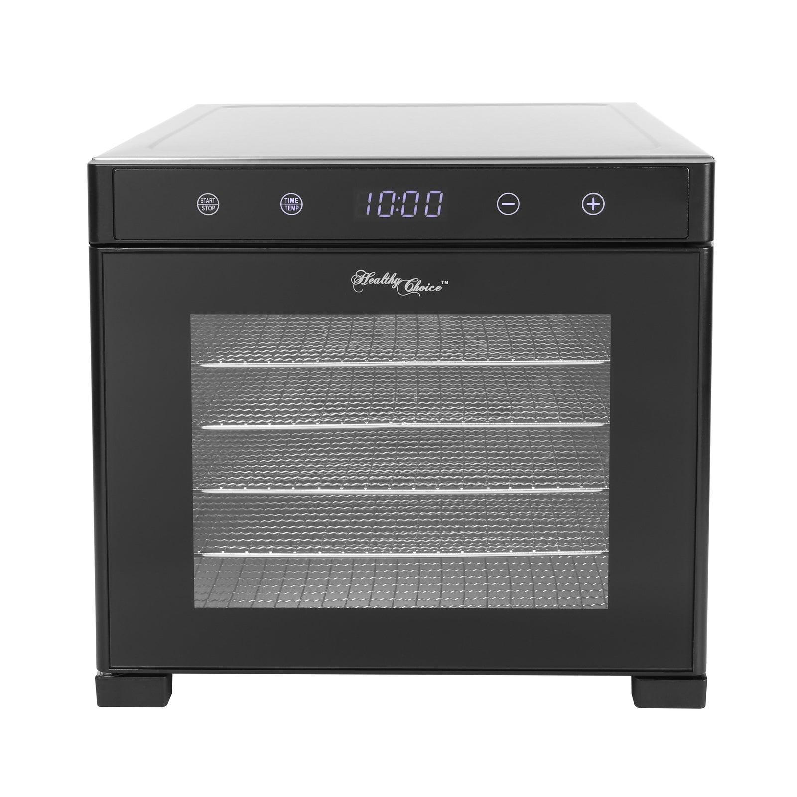 Stainless Steel Food Dehydrator with Large Capacity 6 Trays-Appliances > Kitchen Appliances-PEROZ Accessories